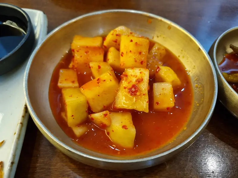 일월정 한상차림