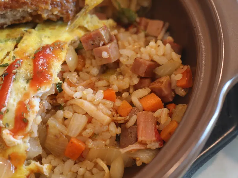 함박 세트의 오므라이스