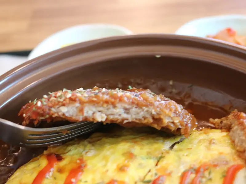 함박 세트 단면