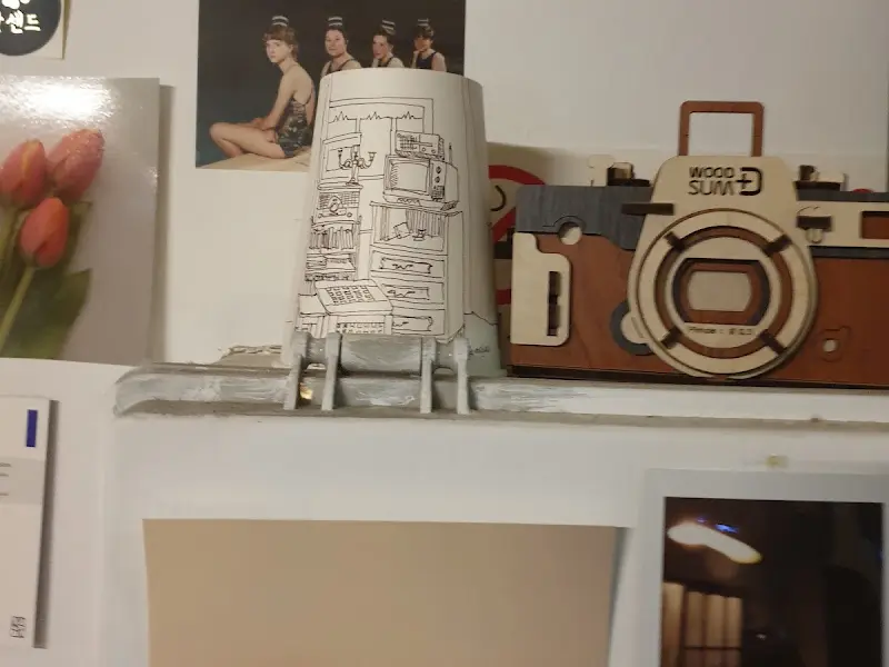 카페 내부 소품