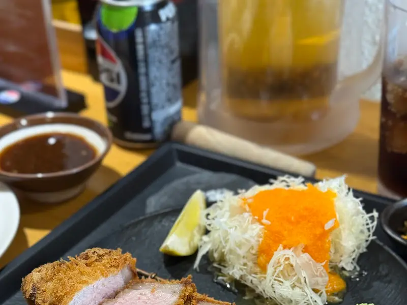 반도카츠 곁들임