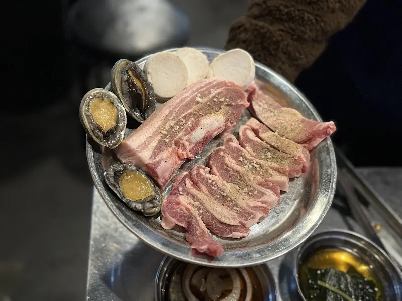 화통소금구이 소금구이와 전복