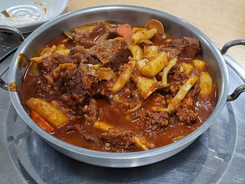 도남식당 소갈비찜 클로즈업 샷