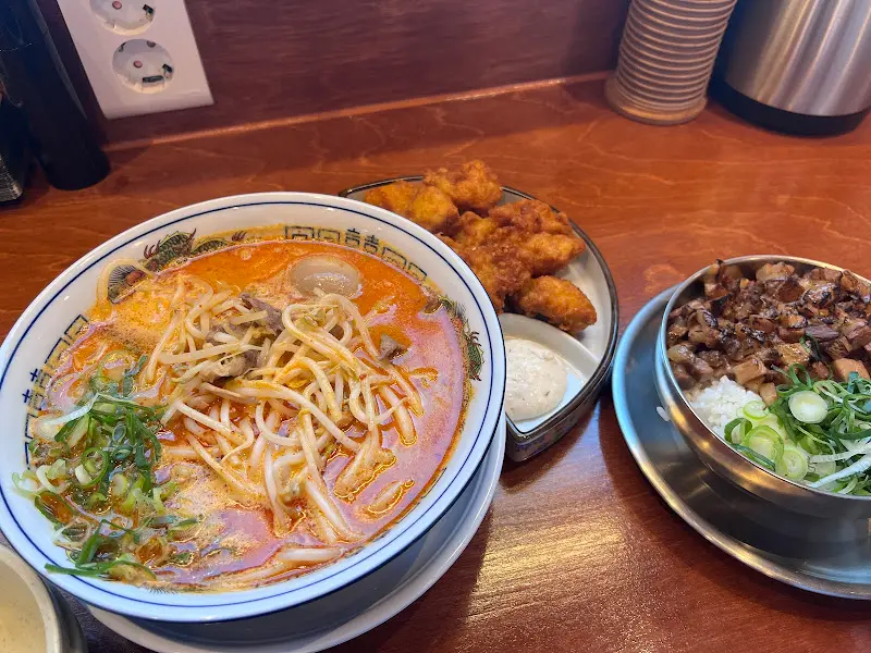 돈코츠 라멘, 가라아게, 미니 차슈덮밥