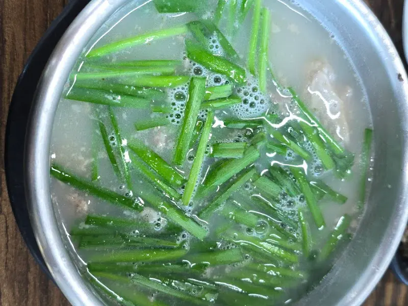 순대국밥 국물