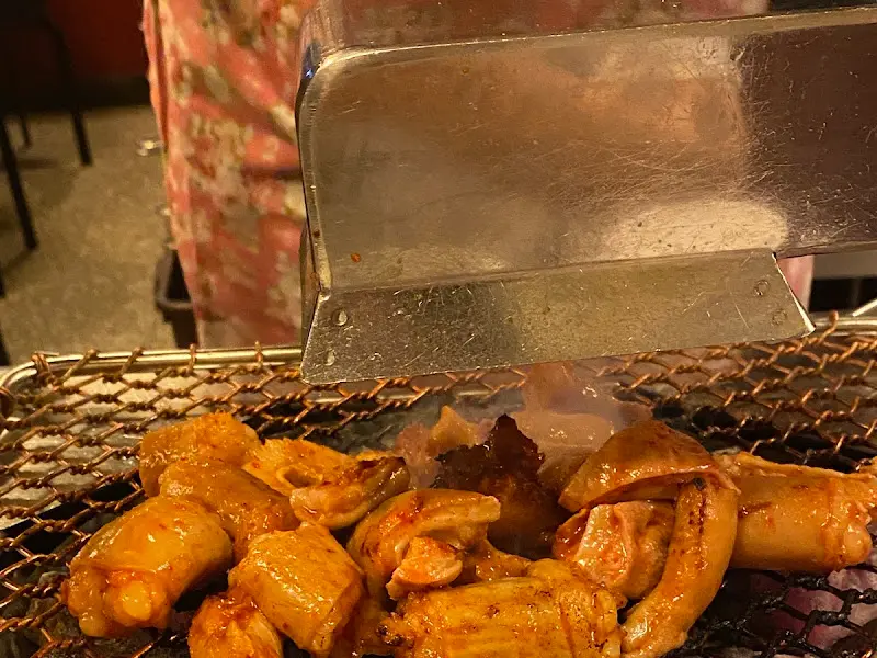 노릇노릇하게 구워진 대창