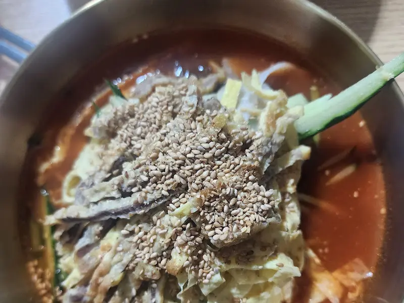 육전 물비빔냉면 확대