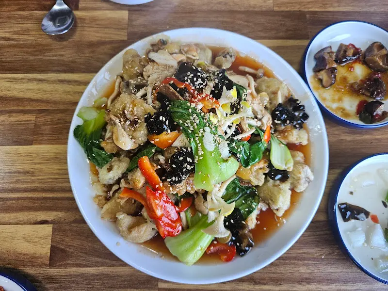 버섯 반반 탕수육