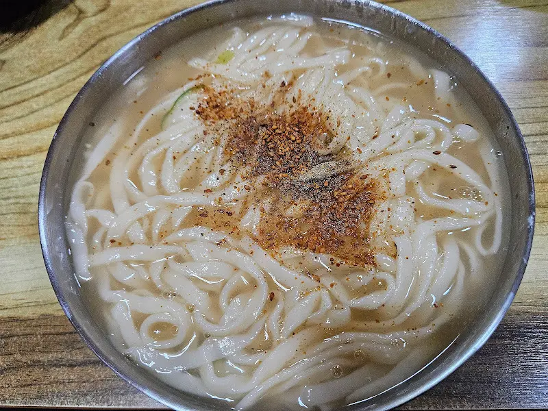 다부네 칼국수 면발