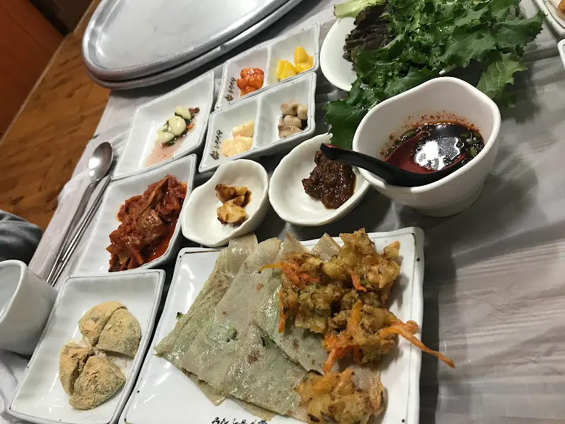 돌집식당 마늘 요리