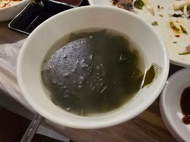 또바기 다찌 미역국