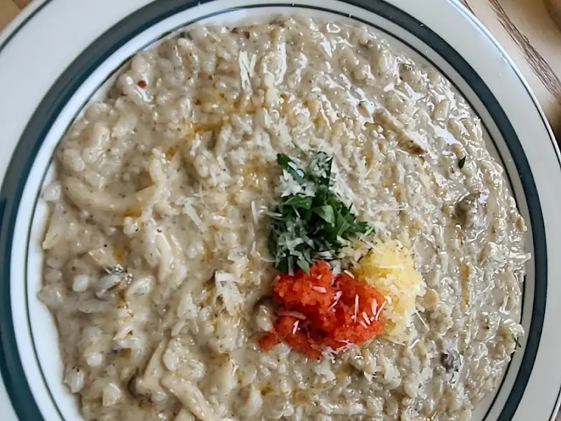 버섯 리조또