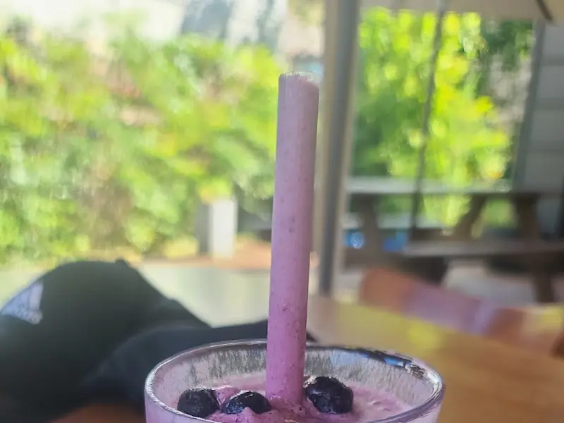 블루베리 스무디의 모습