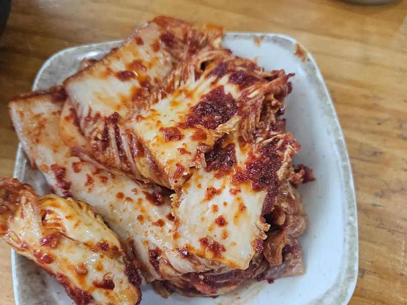 침샘 자극하는 배추김치