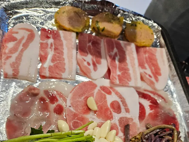 신선한 냉동 꽃목살