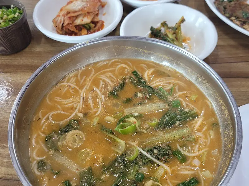 어탕국수의 모습