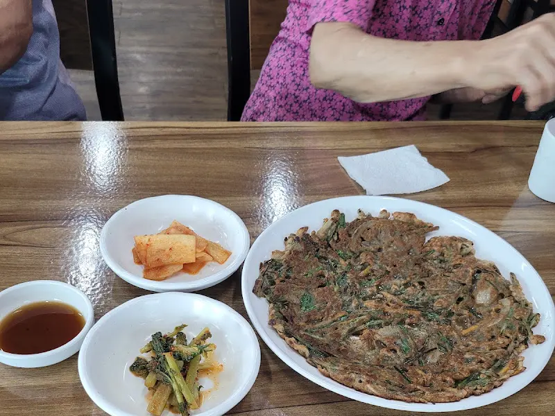 메밀전과 반찬
