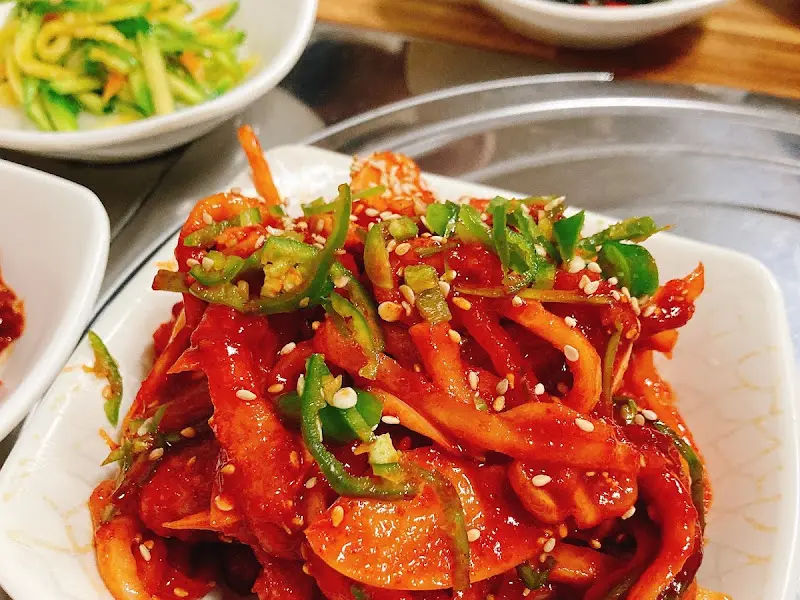 서대회무침 클로즈업