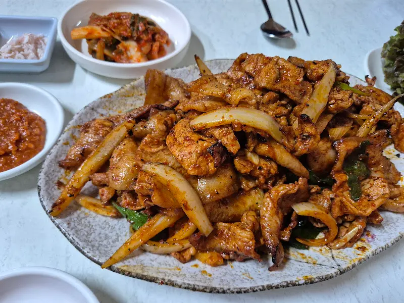 돼지 숯불 양념구이