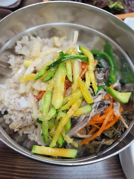 보리밥 디테일 샷