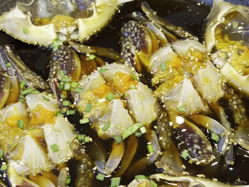 간장게장의 클로즈업 사진