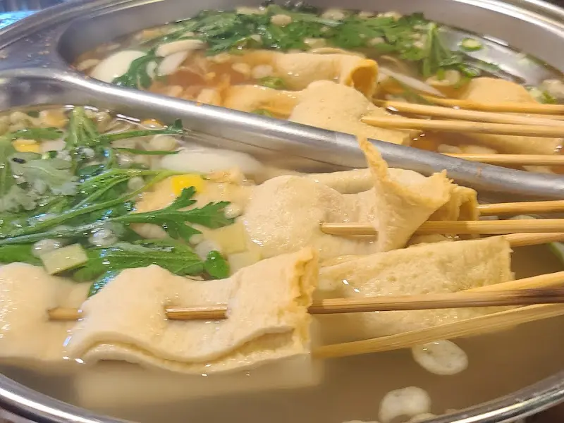 오뎅탕의 다양한 재료들