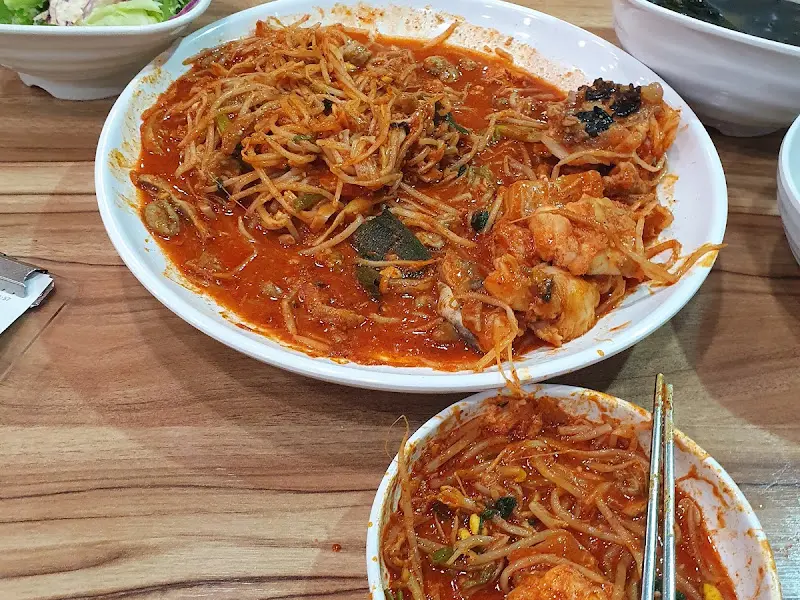 해물찜의 푸짐한 양