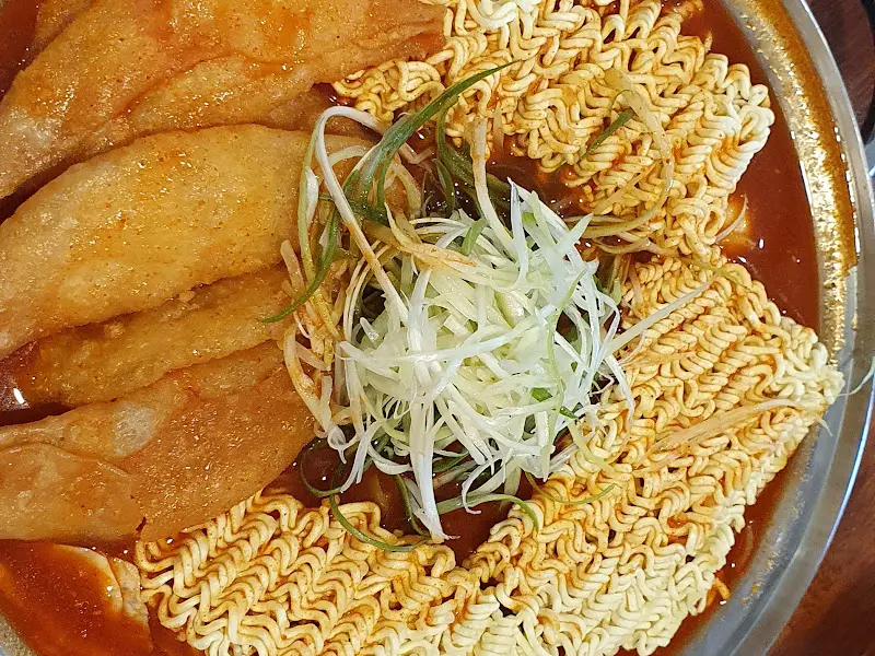 떡볶이의 클로즈업 샷