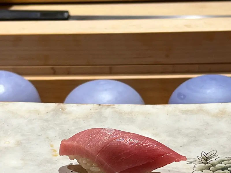 신선함이 느껴지는 참치 스시