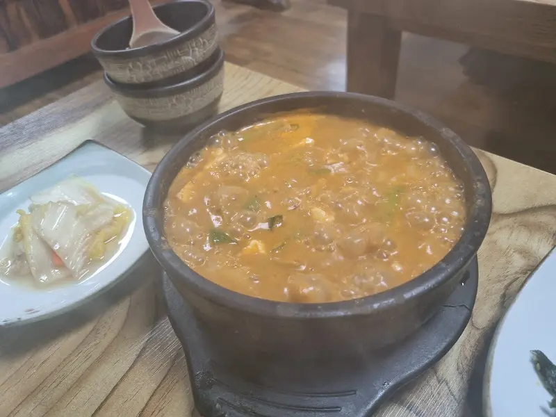 청국장 클로즈업