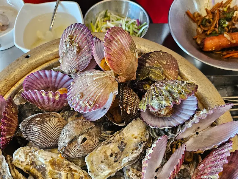 굴찜, 가리비찜과 곁들임