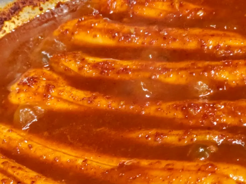 갈치조림 양념이 쏙 밴 갈치