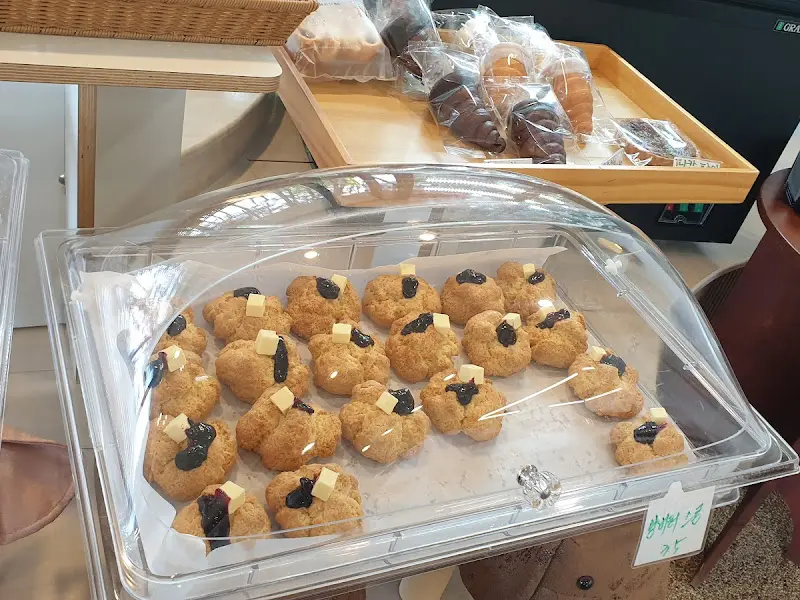 카페에서 판매하는 다양한 종류의 빵