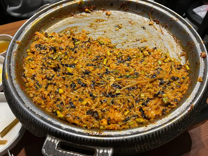 볶음밥 완성 후