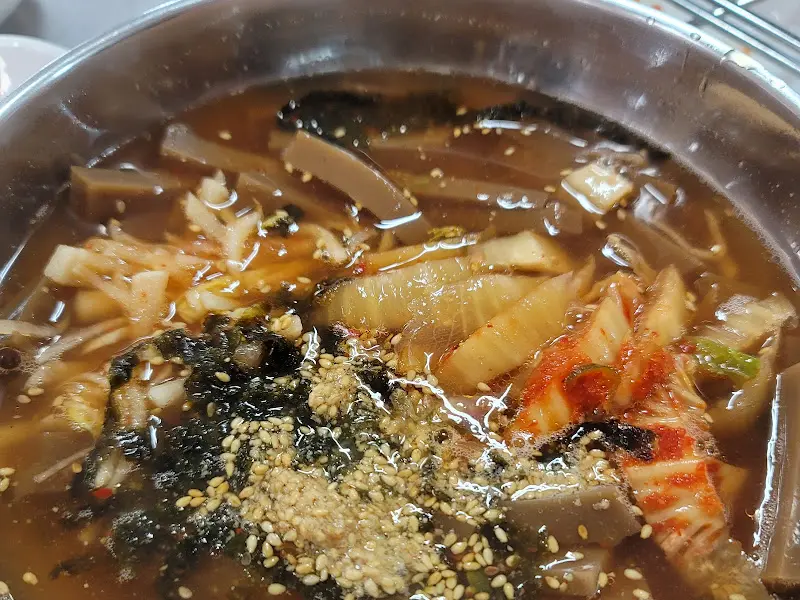 김치와 칼국수