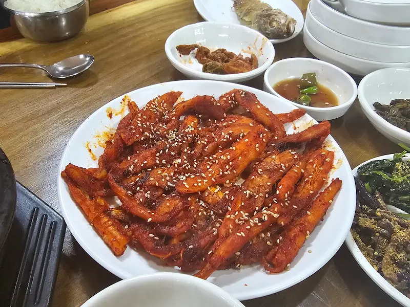 매콤한 반찬