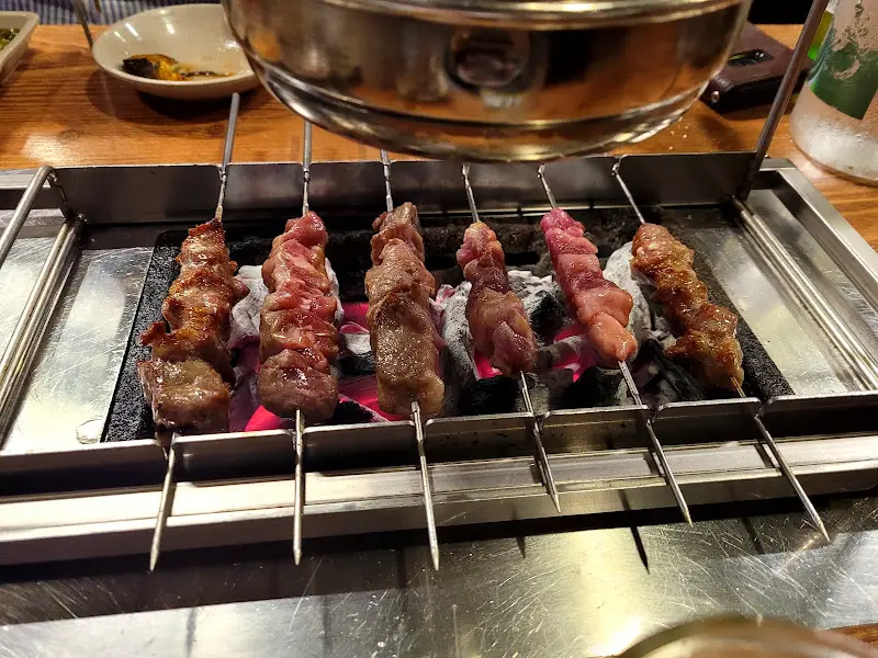 양고기 등심 꼬치