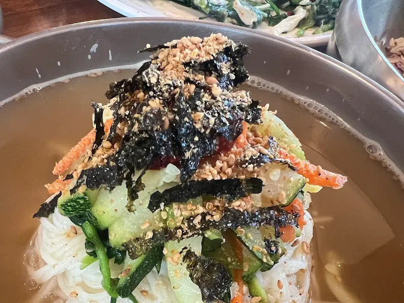 잔치국수 클로즈업