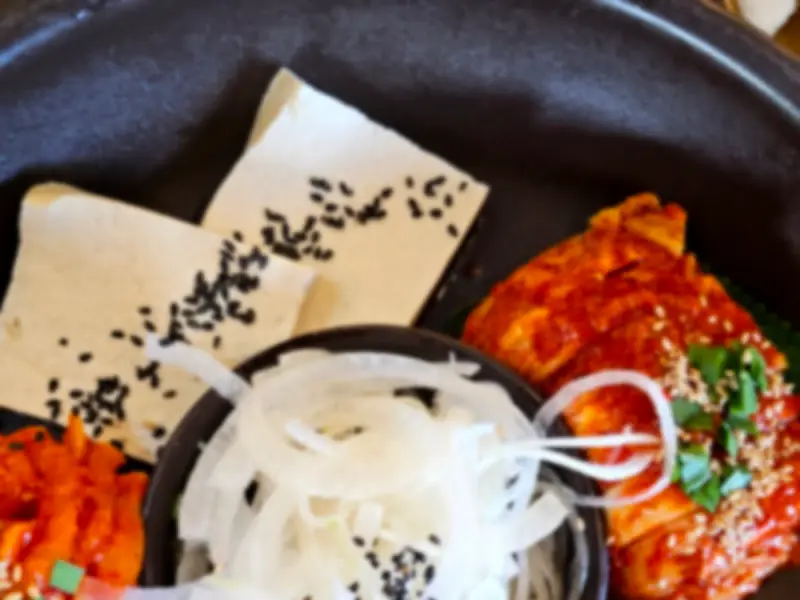 마늘보쌈 한상차림