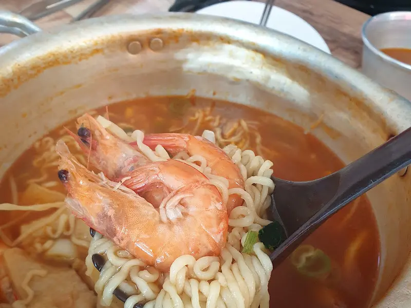 라면에 들어간 새우