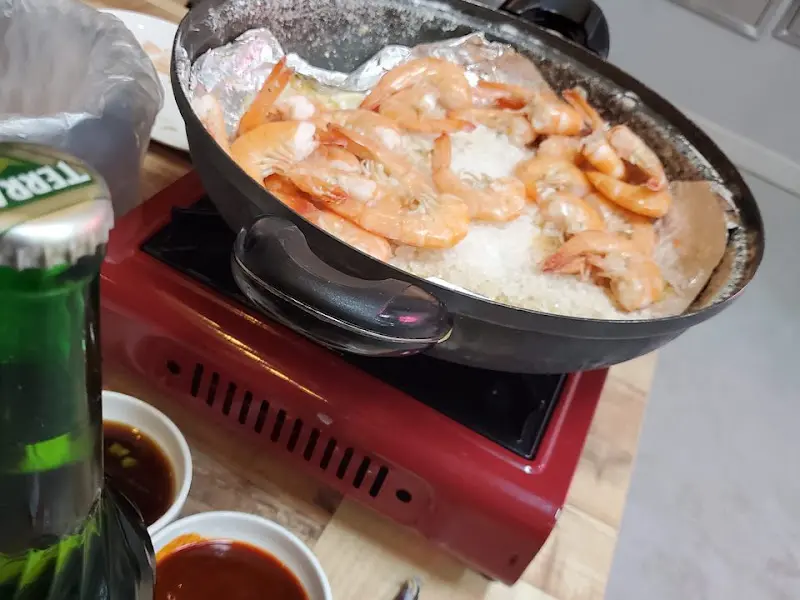 새우 튀김 전체샷