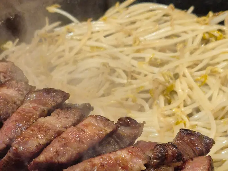 우대갈비와 숙주의 만남