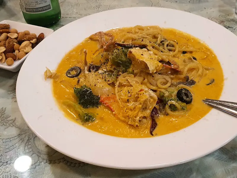 꽃게 크림 파스타