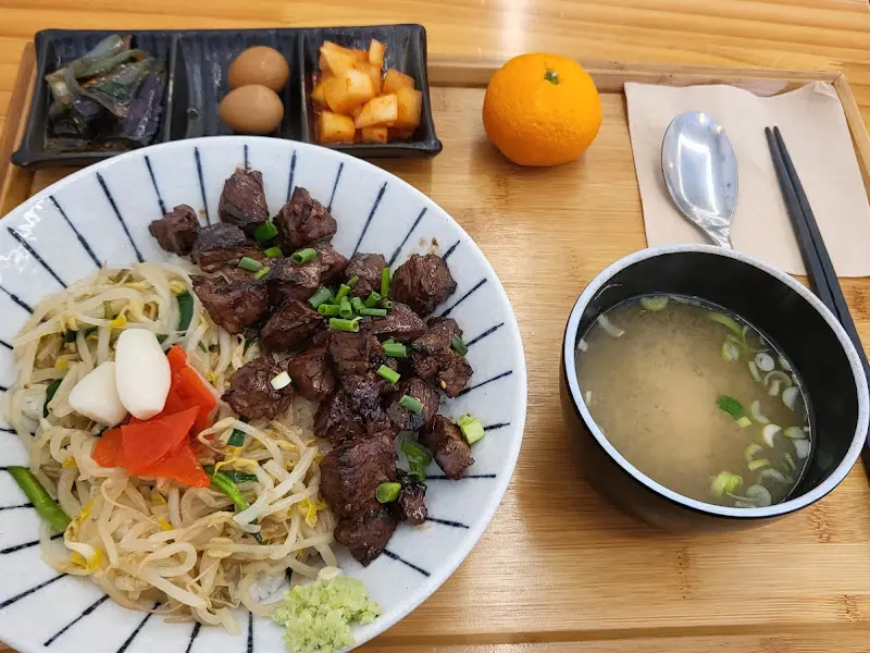 한 상 차림 전체샷