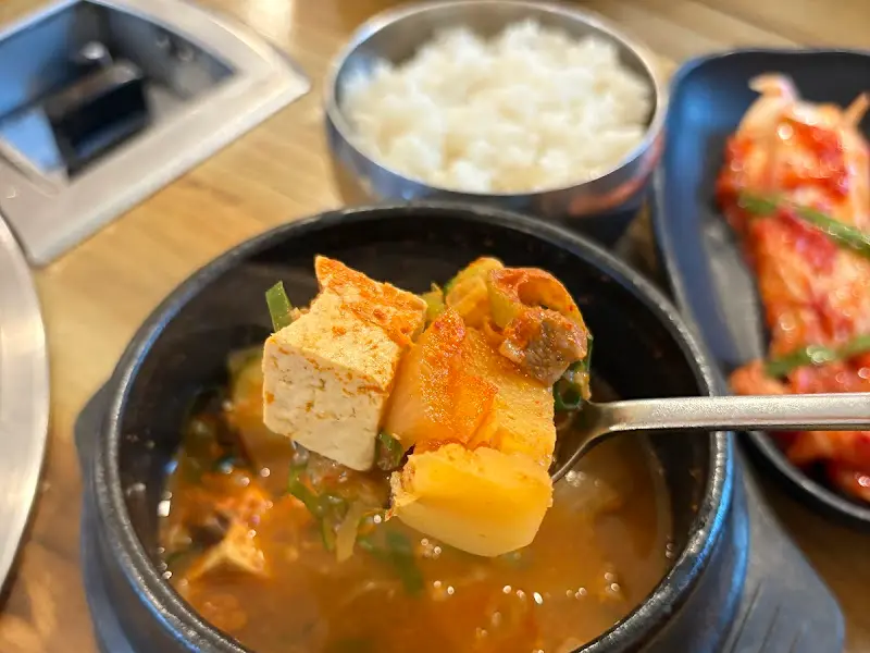 된장찌개 한 숟갈