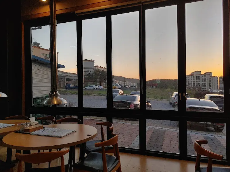 창밖으로 보이는 고창의 풍경