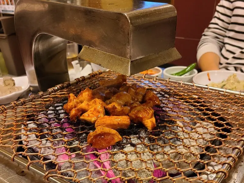 노릇노릇하게 구워진 양대창