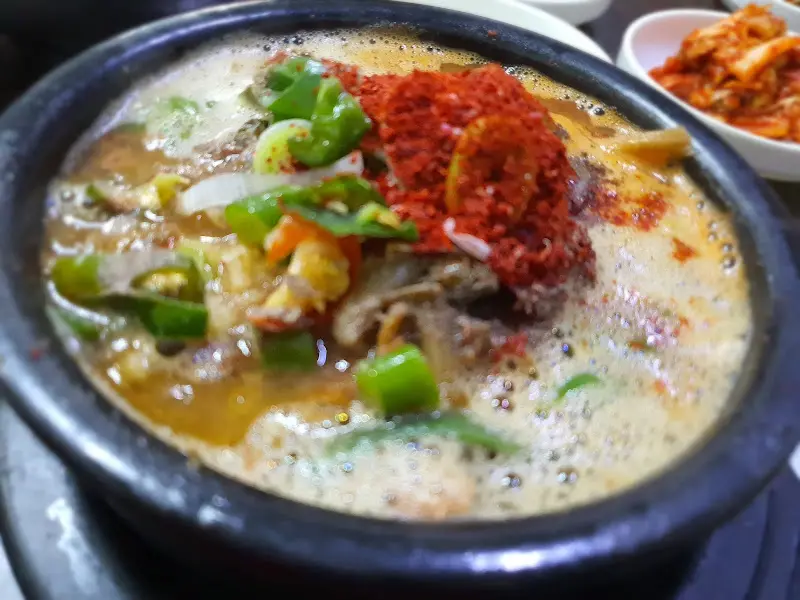 장안식당 사뎅이