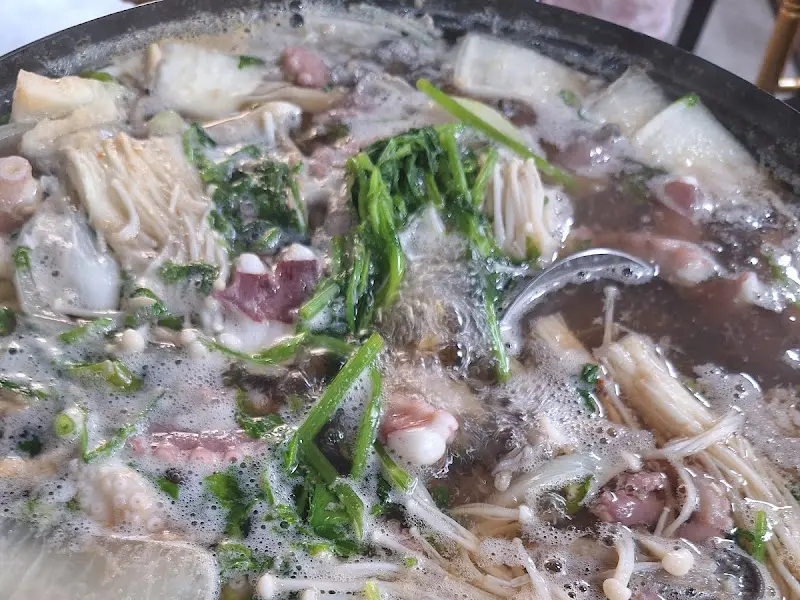 보글보글 끓고 있는 연포탕