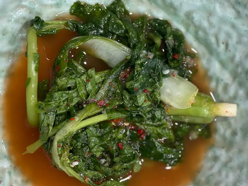 싱싱한 야채 김치